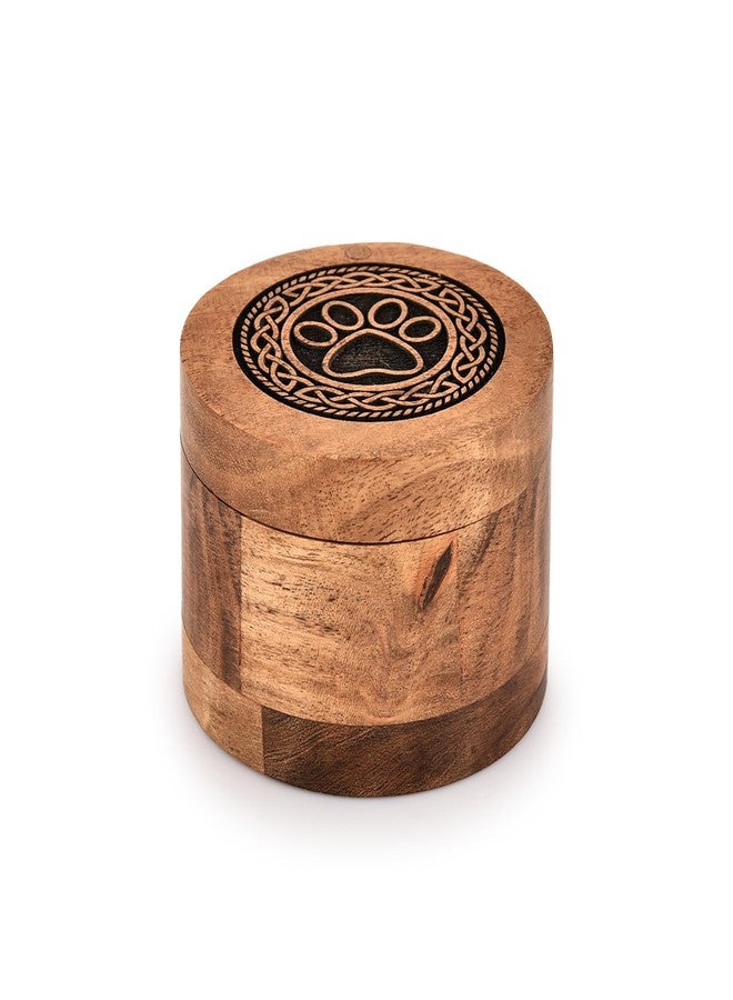 Kimona Dog Urn Wooden Pet Memorial Keepsake Cremation Urns for Ashes Pet Urn Wood Keepsake Box Urns for Cat Dogs Ashes (3.5" x 3.5" x 2.5") - Image 2
